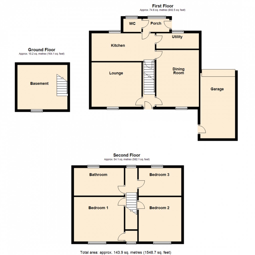 Floorplan for Westgate Lane, Lofthouse, Wakefield