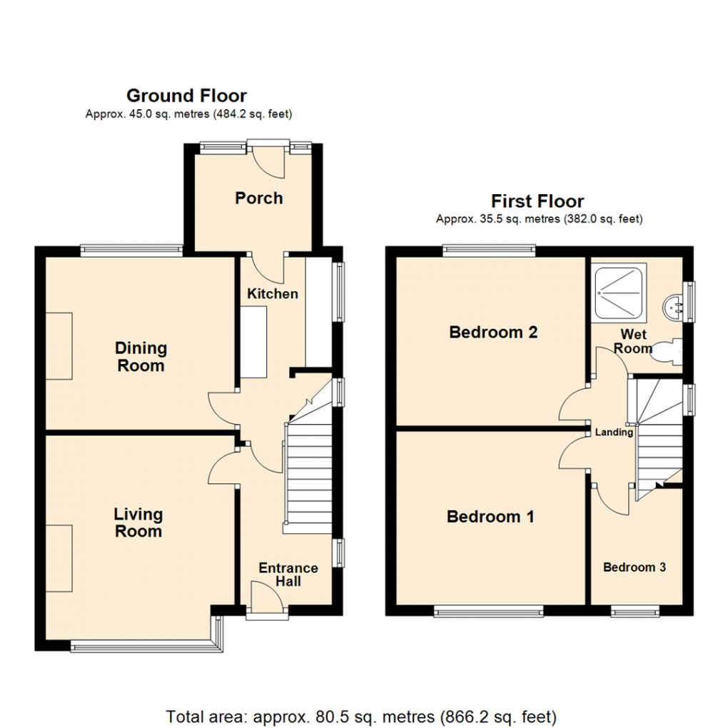 Floorplan for Brander Road, Leeds