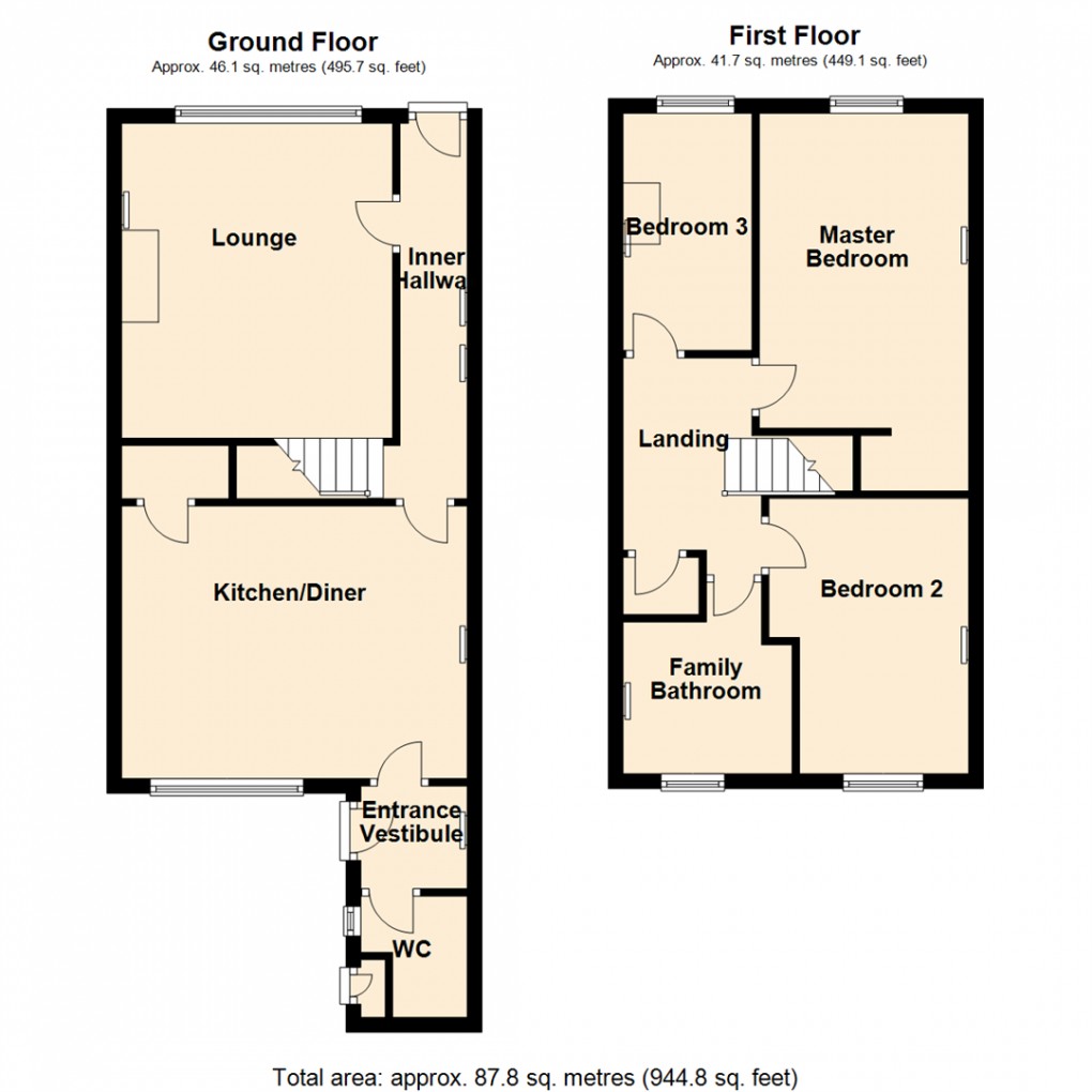 Floorplan for Windmill Chase, Rothwell, Leeds