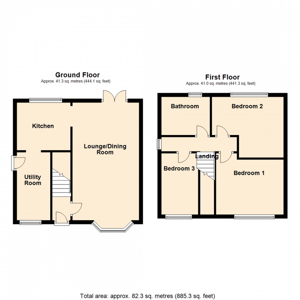 Floorplan for Cotswold Drive, Rothwell, Leeds