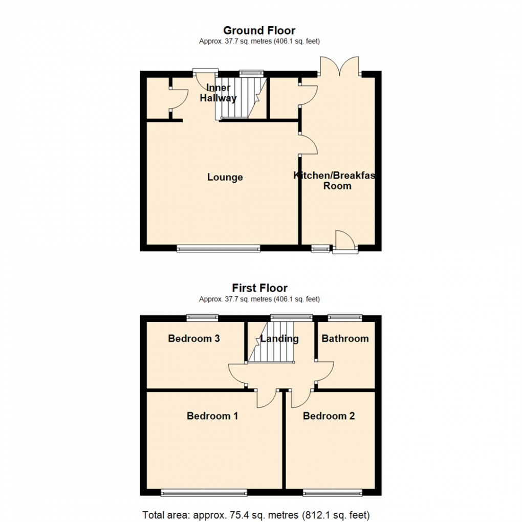 Floorplan for Fourth Avenue, Rothwell, Leeds