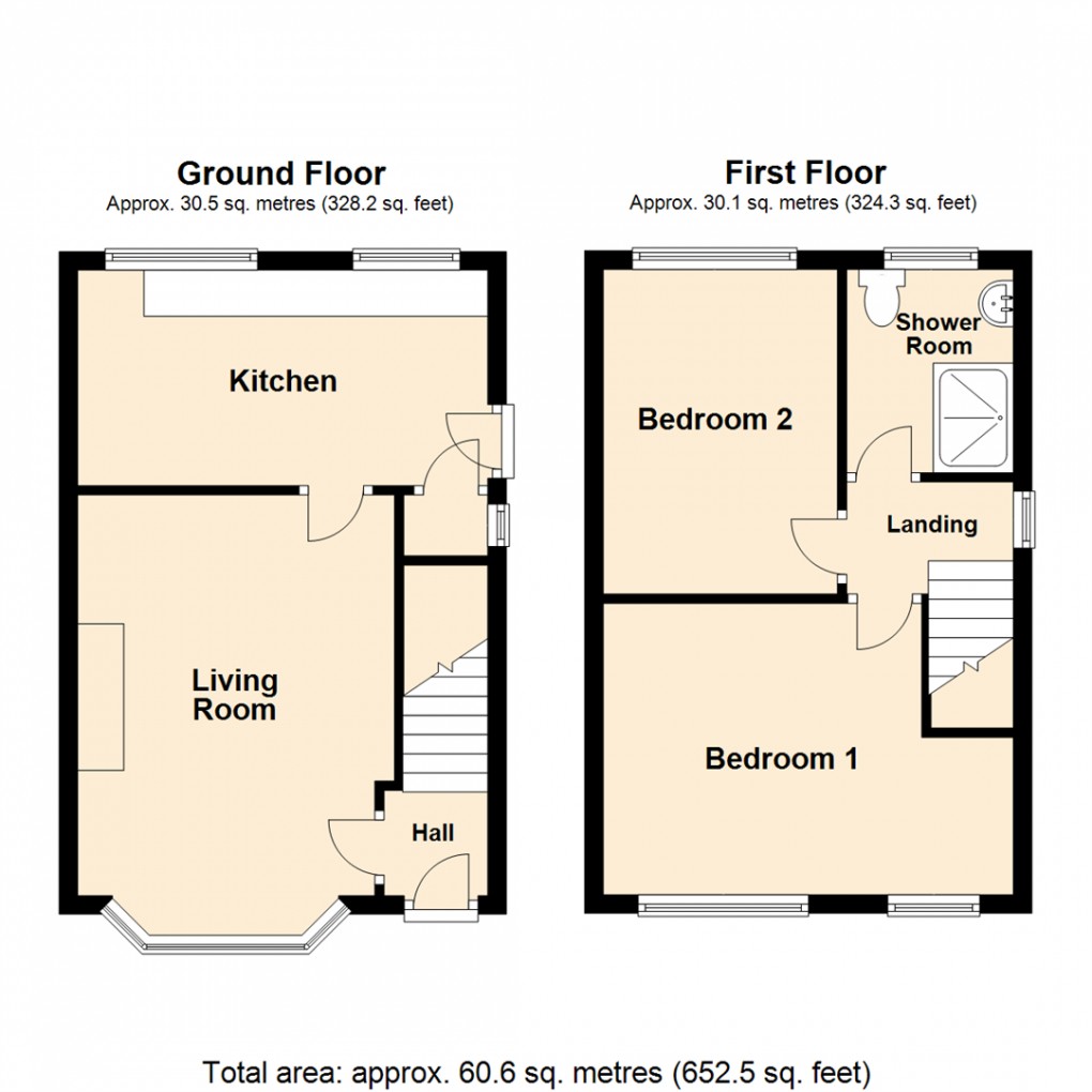 Floorplan for Temple Walk, Leeds