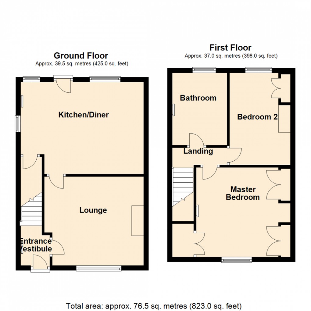 Floorplan for Providence Place, Garforth, Leeds