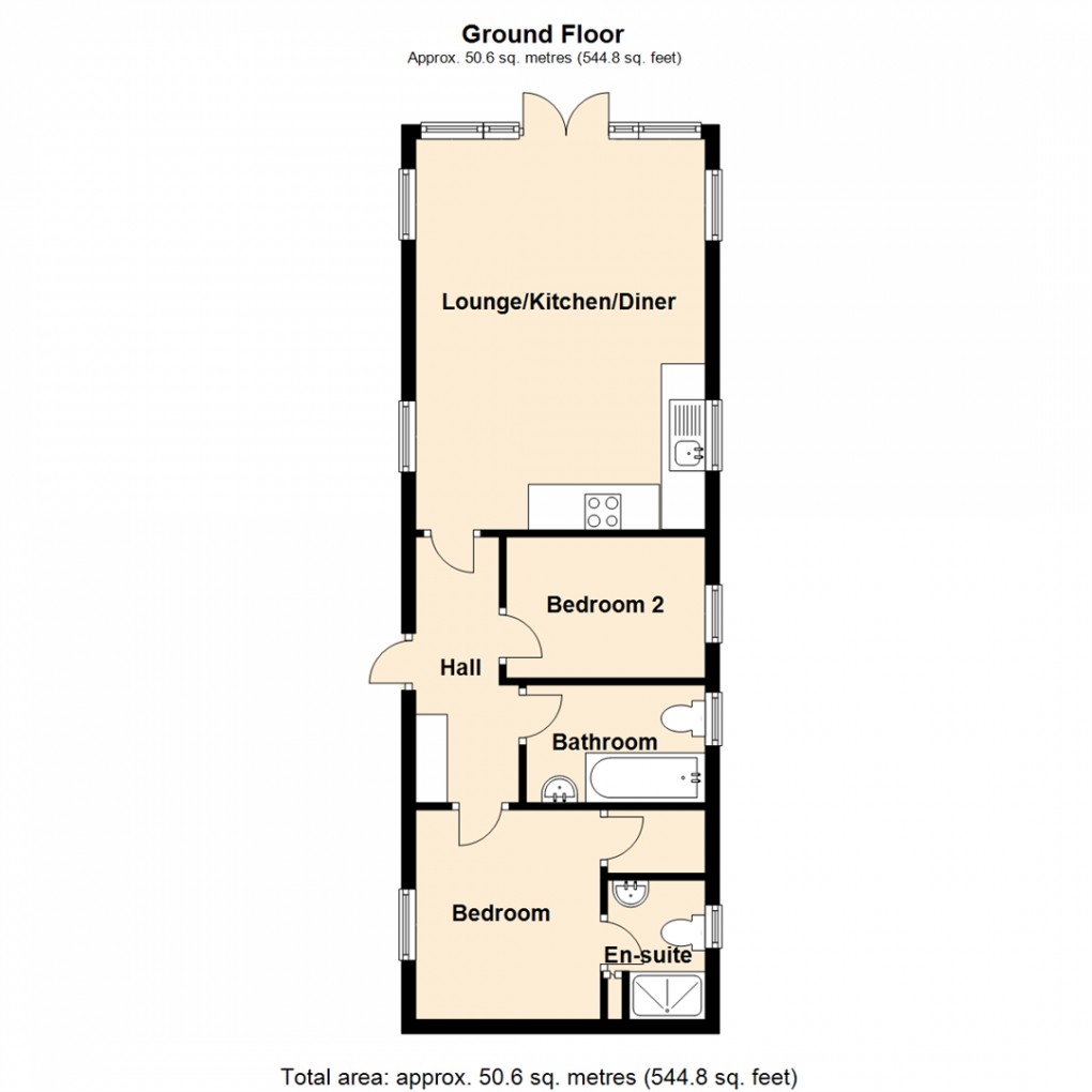 Floorplan for Moor Lane, Ryther, Tadcaster
