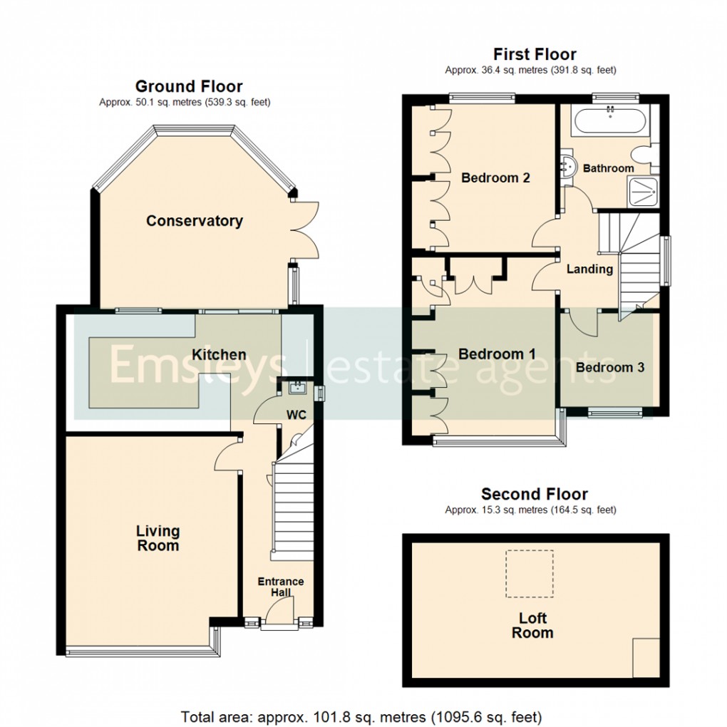 Floorplan for St. Alban Road, Leeds