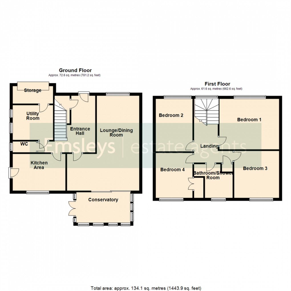 Floorplan for Thorne Grove, Rothwell, Leeds