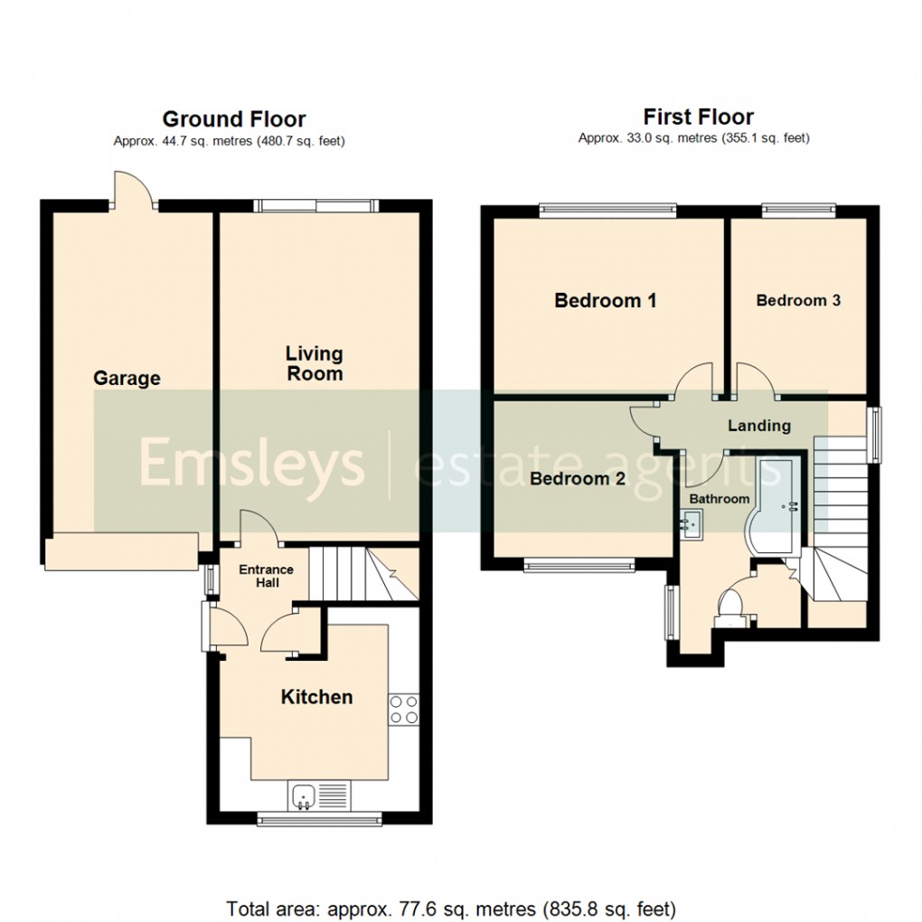 Floorplan for Austhorpe Drive, Leeds