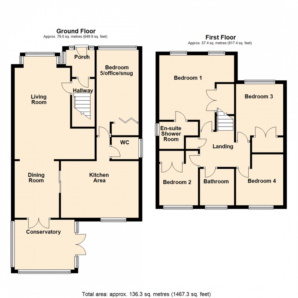 Floorplan for Bryony Court, Leeds