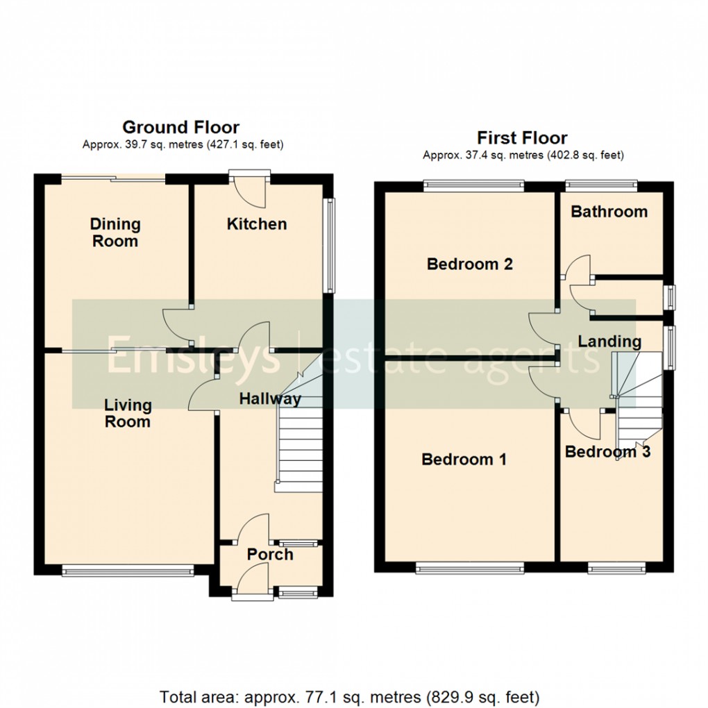 Floorplan for Holmsley Lane, Woodlesford, Leeds