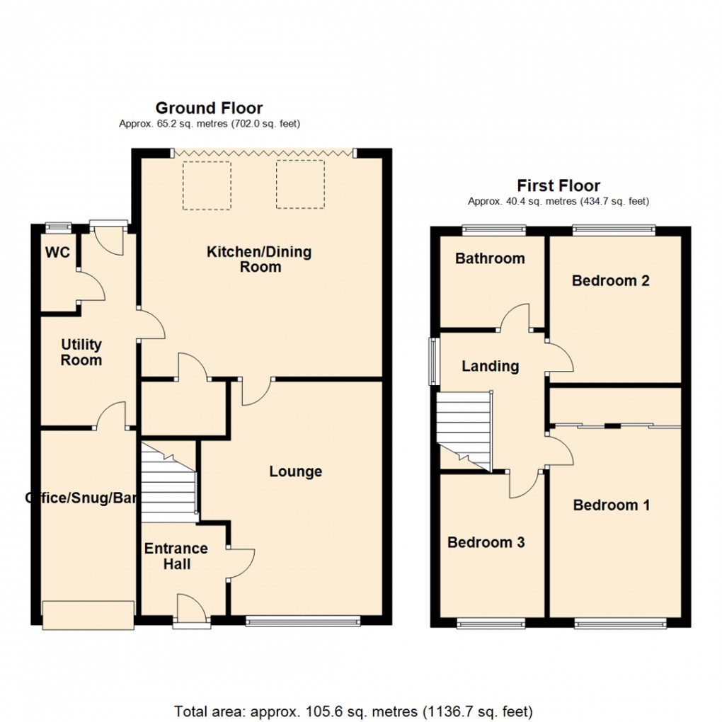 Floorplan for Swithens Drive, Rothwell, Leeds