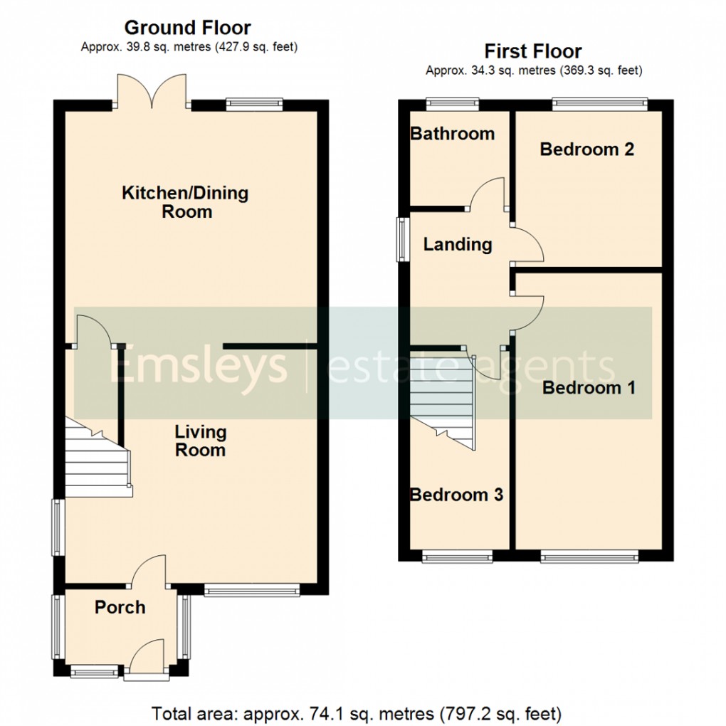 Floorplan for North Lane, Woodlesford, Leeds