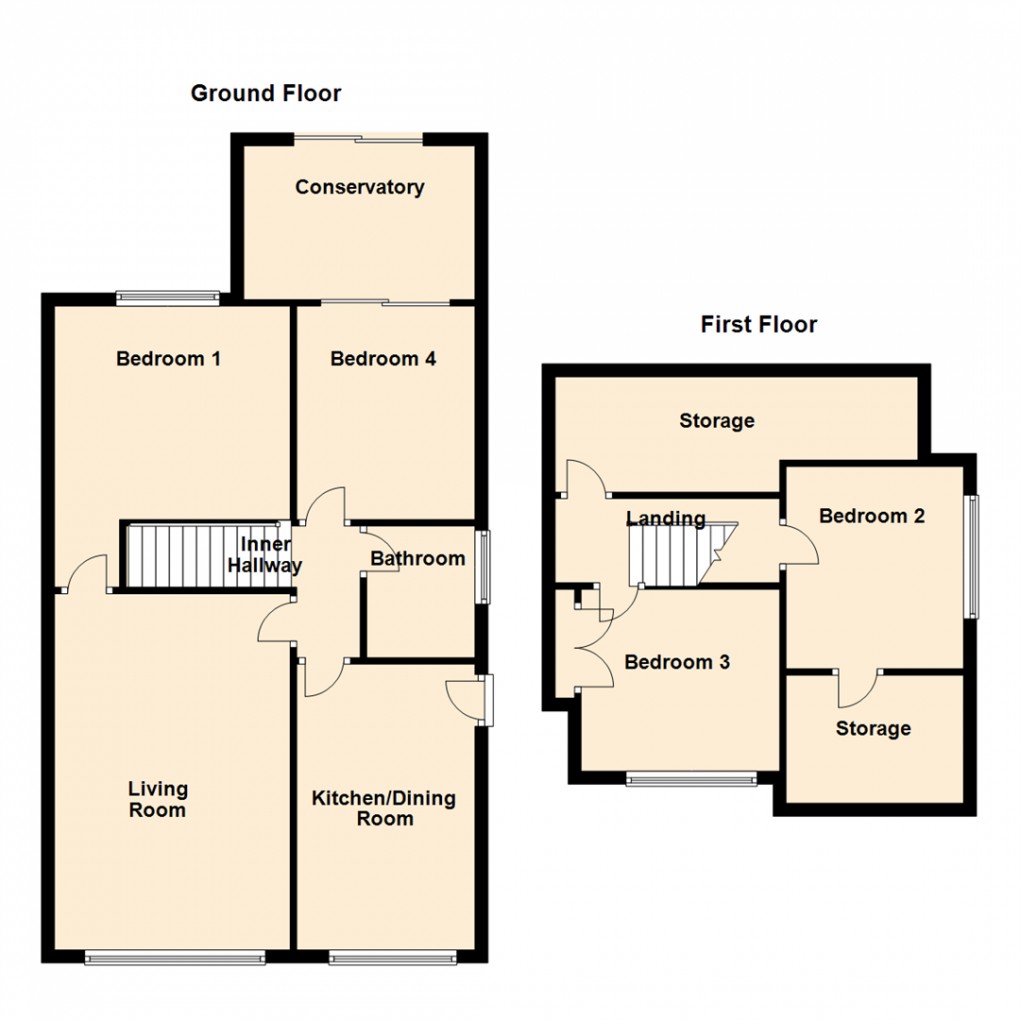 Floorplan for Birch Royd, Rothwell, Leeds