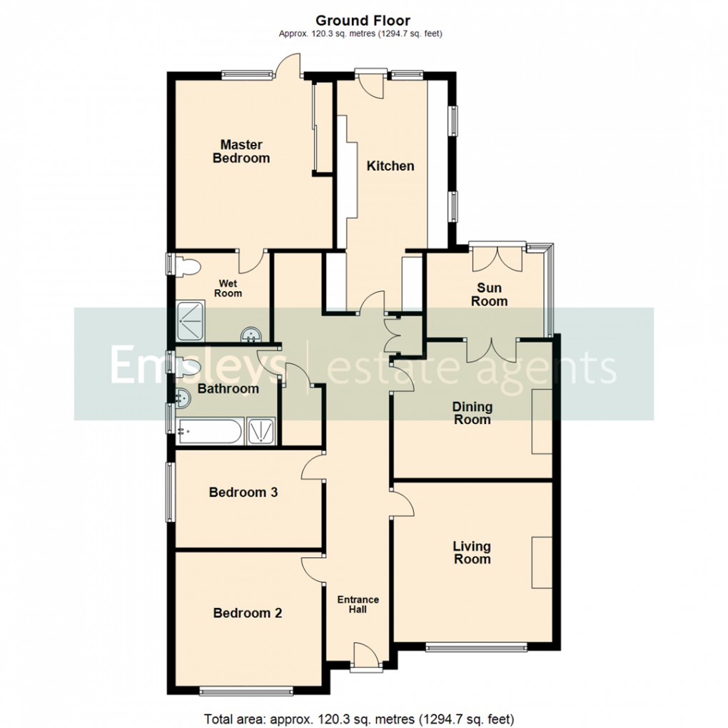 Floorplan for Austhorpe Lane, Austhorpe, Leeds