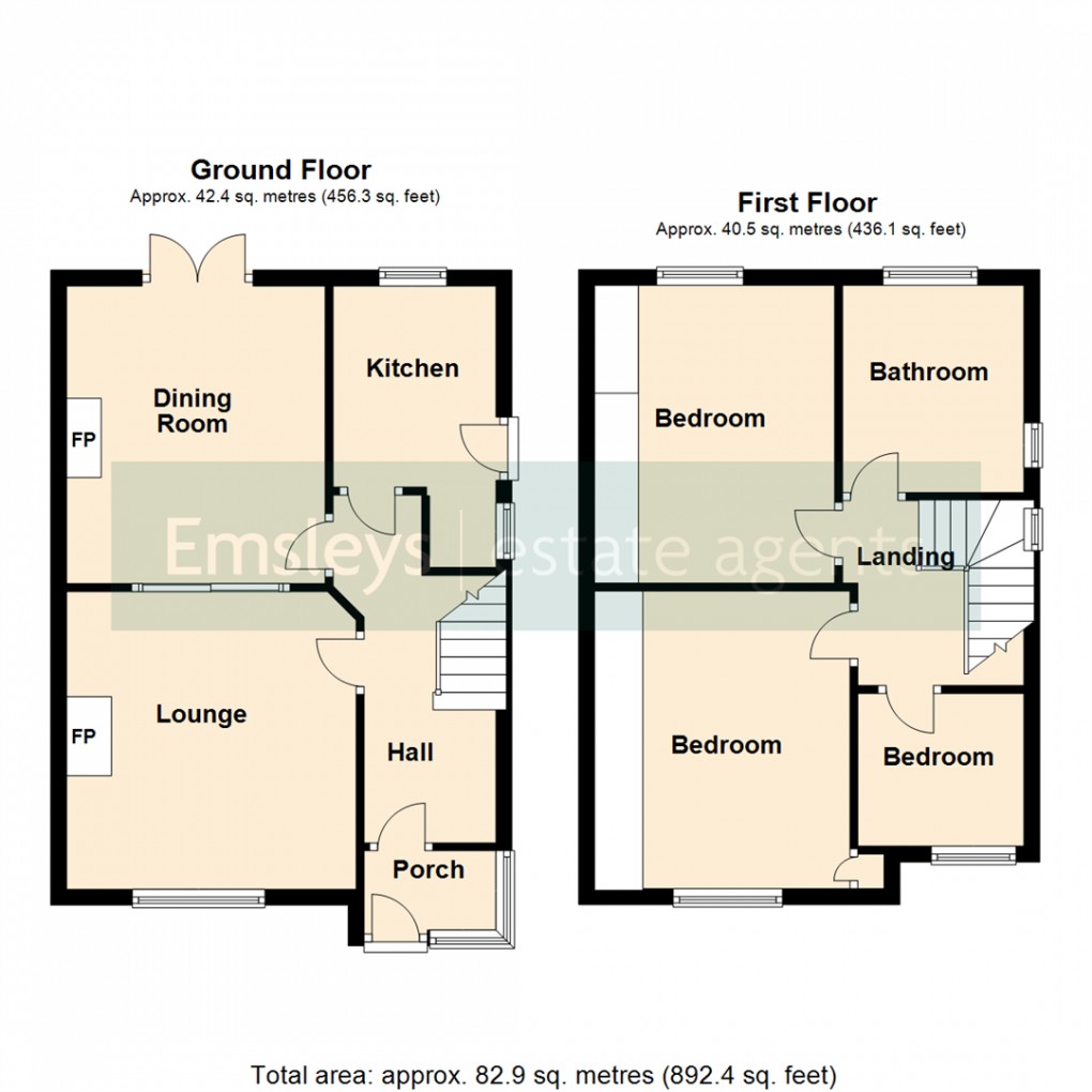 Floorplan for Woodland Road, Leeds