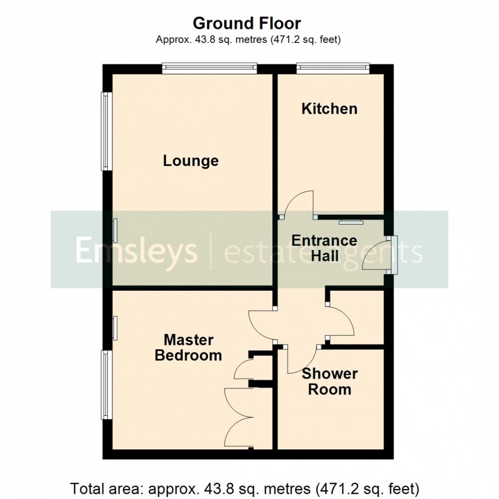 Floorplan for Woodlands Court, Kippax, Leeds