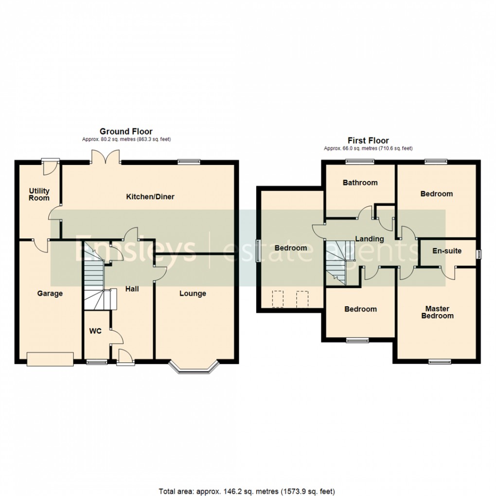 Floorplan for Bishops Court, Sherburn In Elmet, Leeds