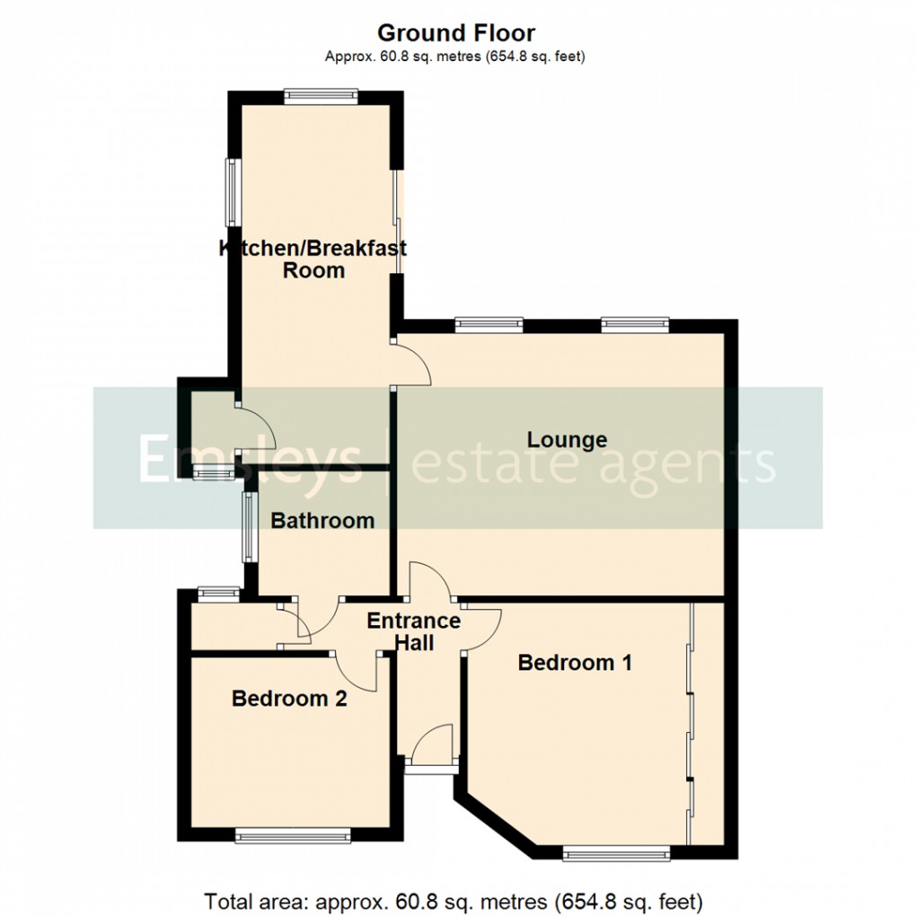 Floorplan for Eshald Place, Woodlesford, Leeds