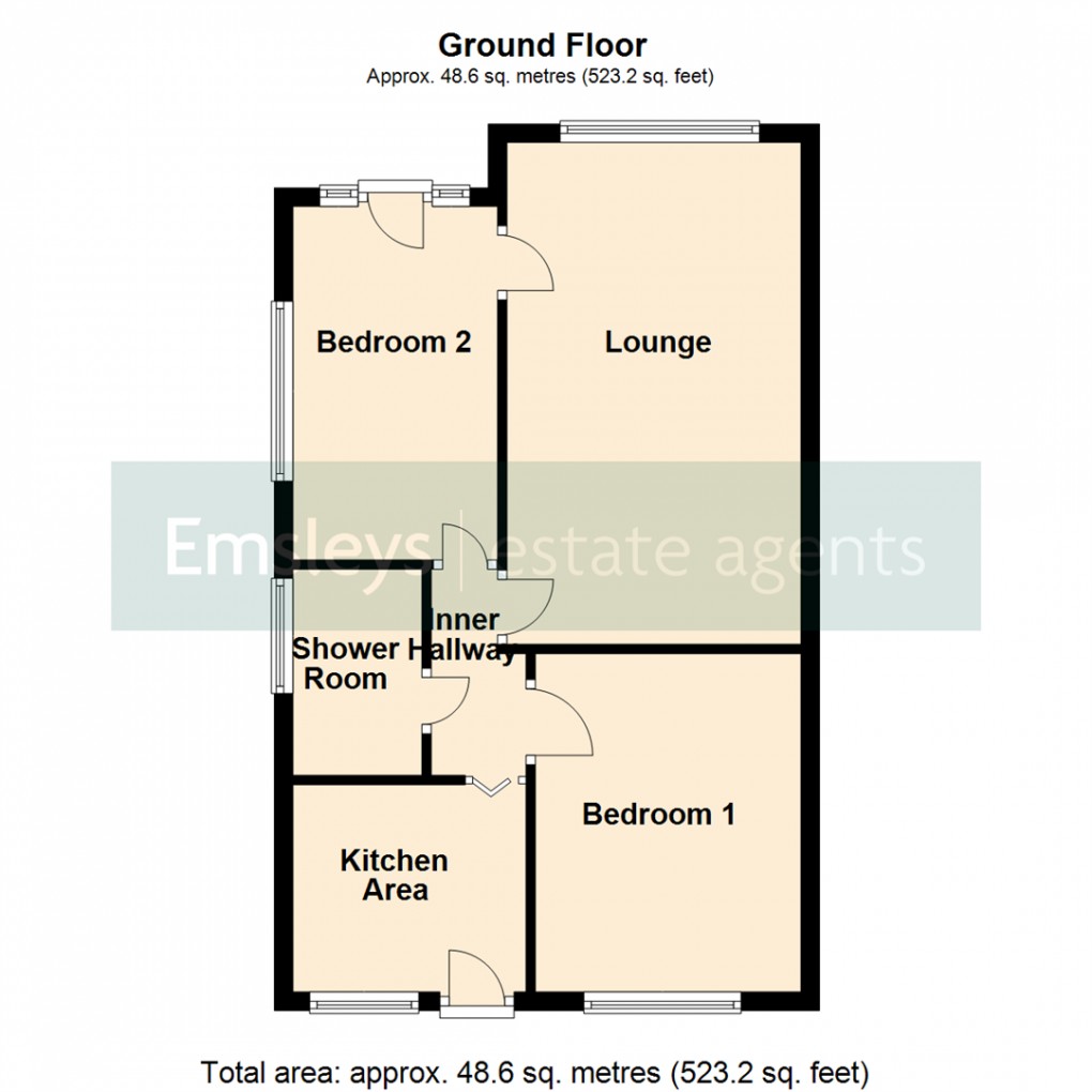 Floorplan for Sandyacres Drive, Rothwell, Leeds