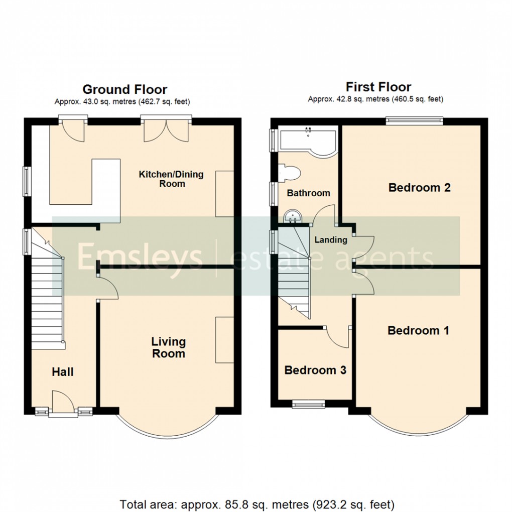 Floorplan for Hollyshaw Lane, Leeds