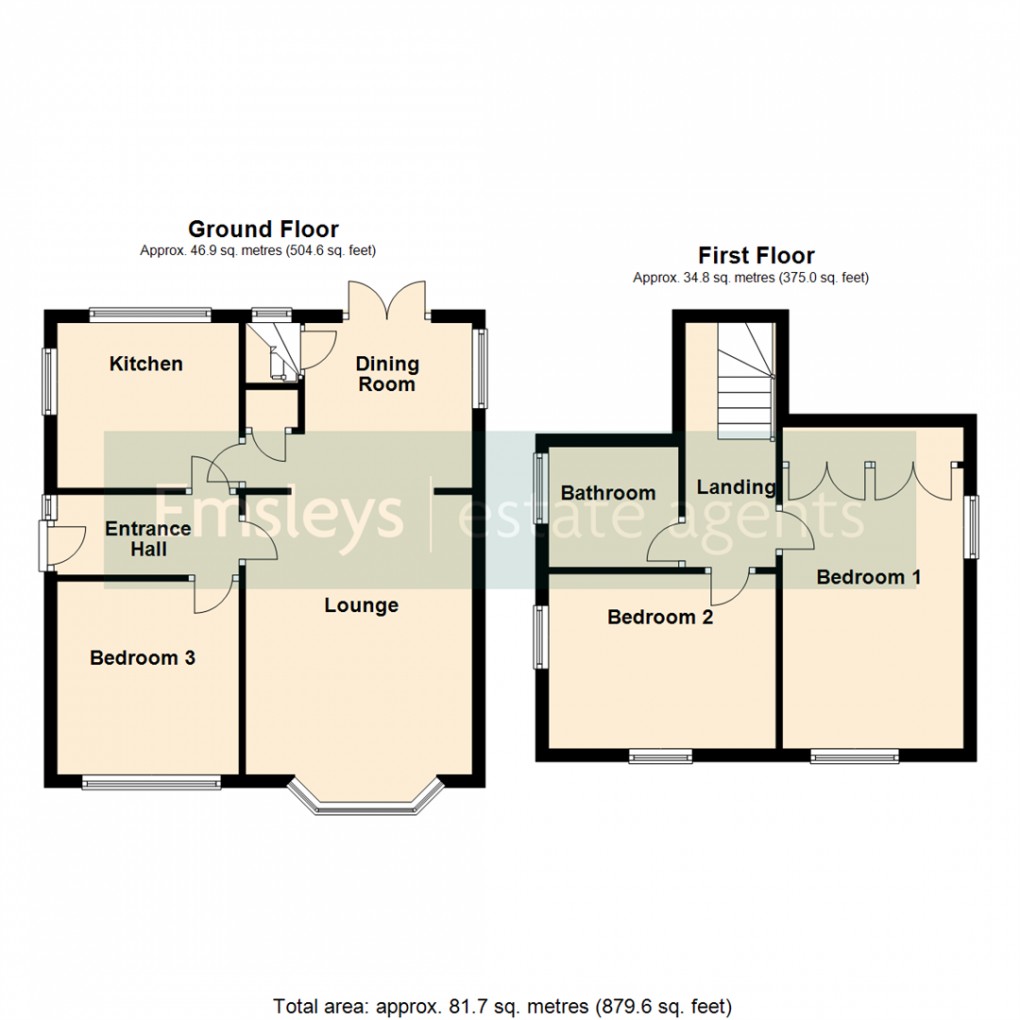 Floorplan for Holmsley Garth, Woodlesford, Leeds