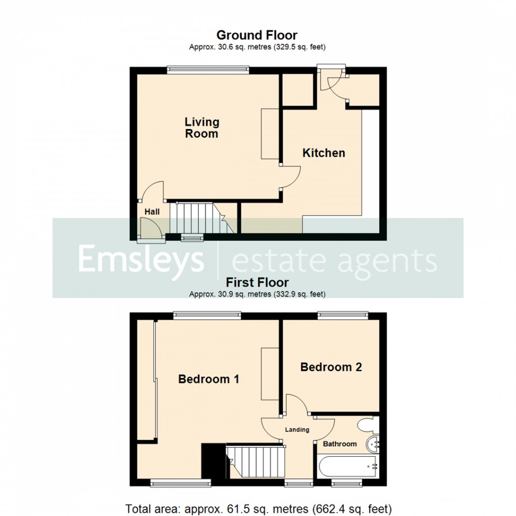 Floorplan for Rathmell Road, Leeds