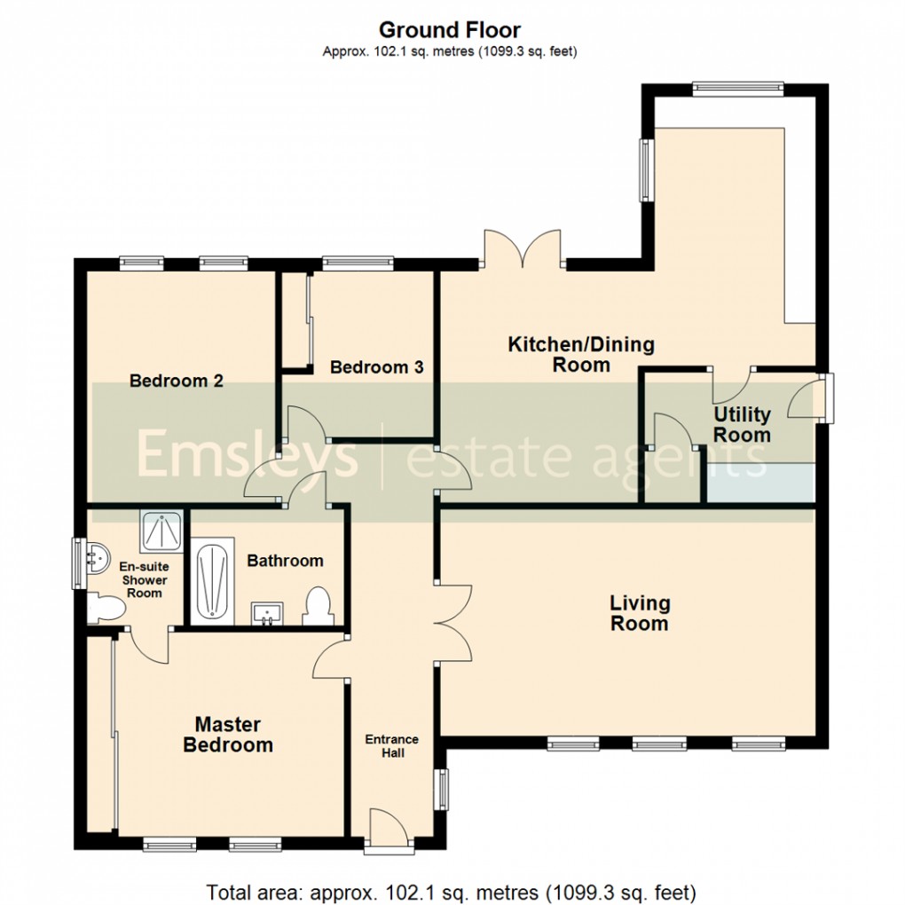 Floorplan for Fryston View, South Milford, Leeds