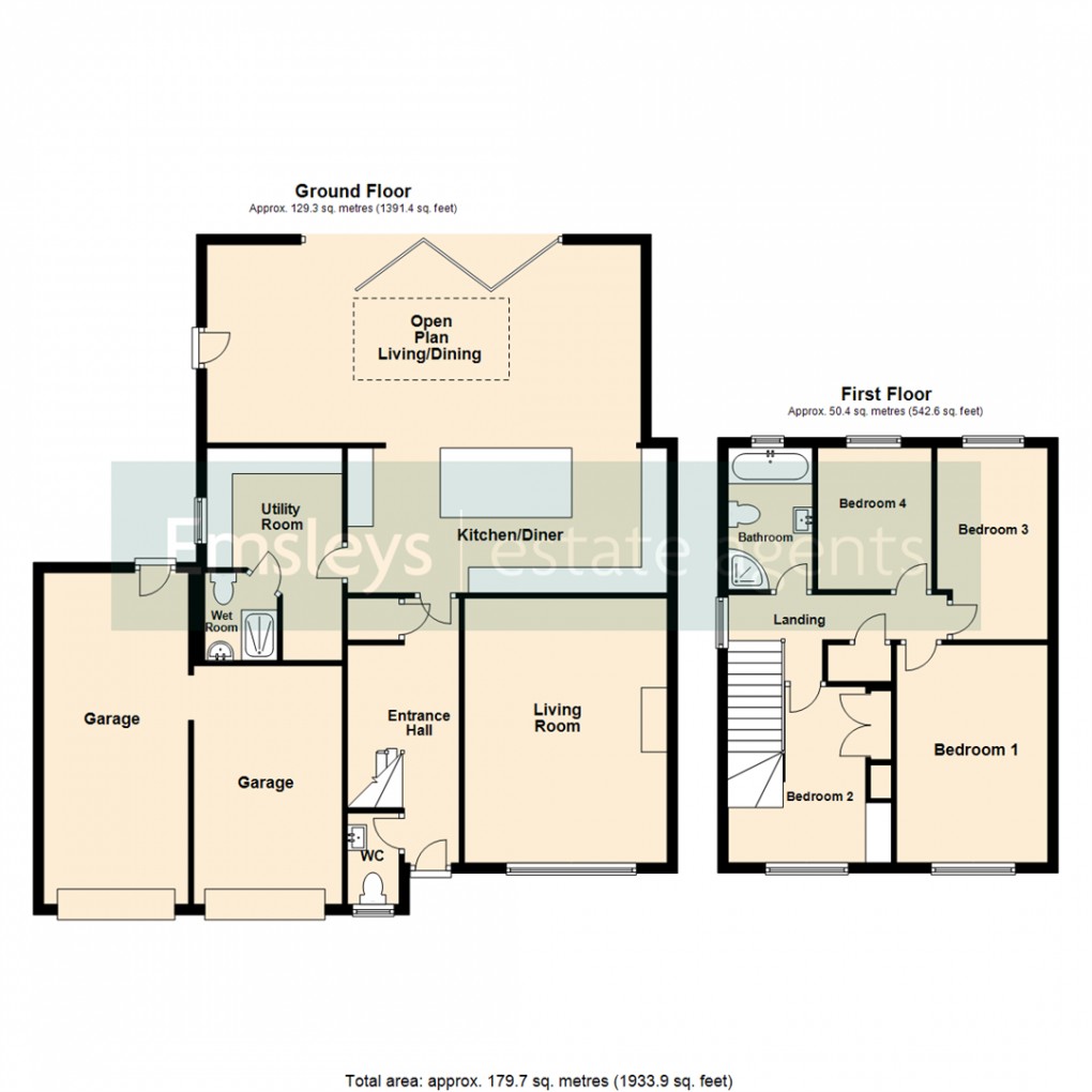 Floorplan for Mail Close, Leeds