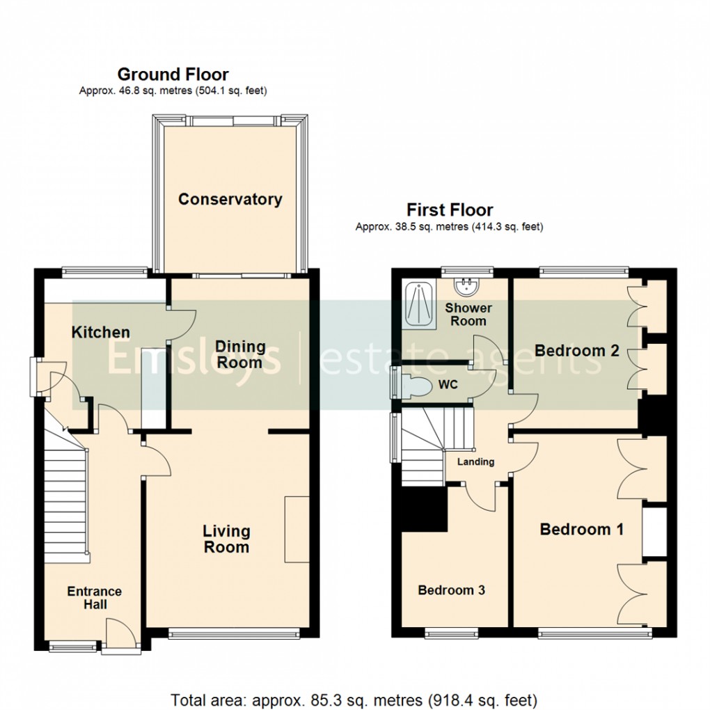 Floorplan for Gascoigne Road, Barwick In Elmet, Leeds