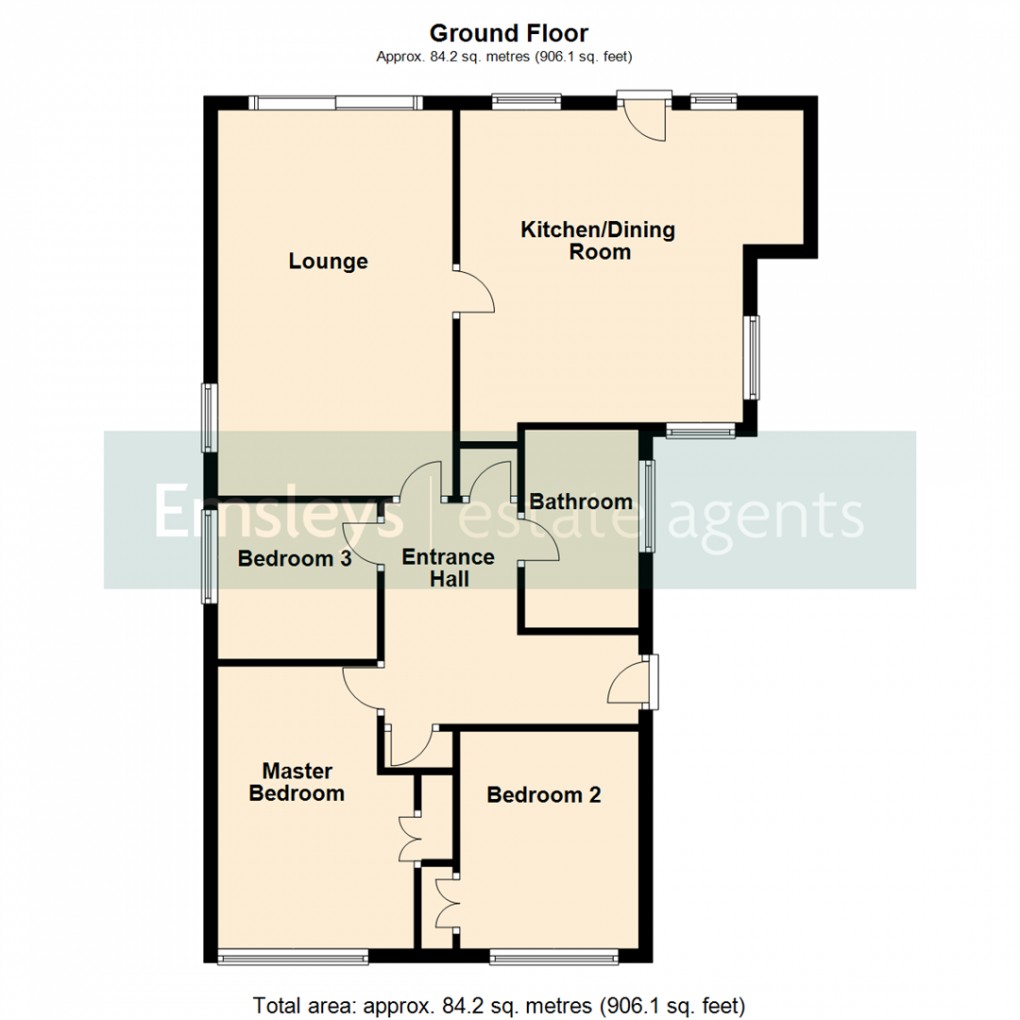 Floorplan for Burnham Road, Garforth, Leeds