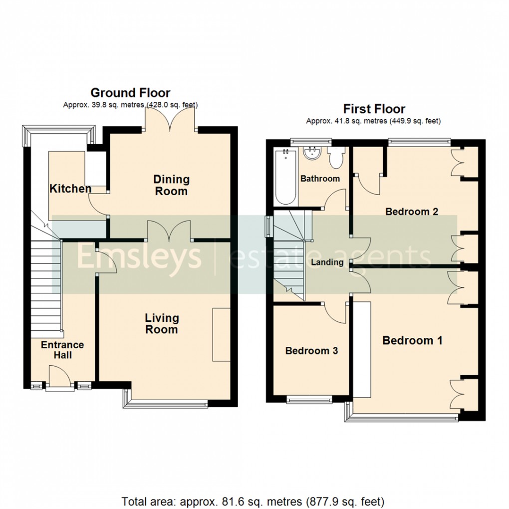 Floorplan for Ring Road, Crossgates, Leeds