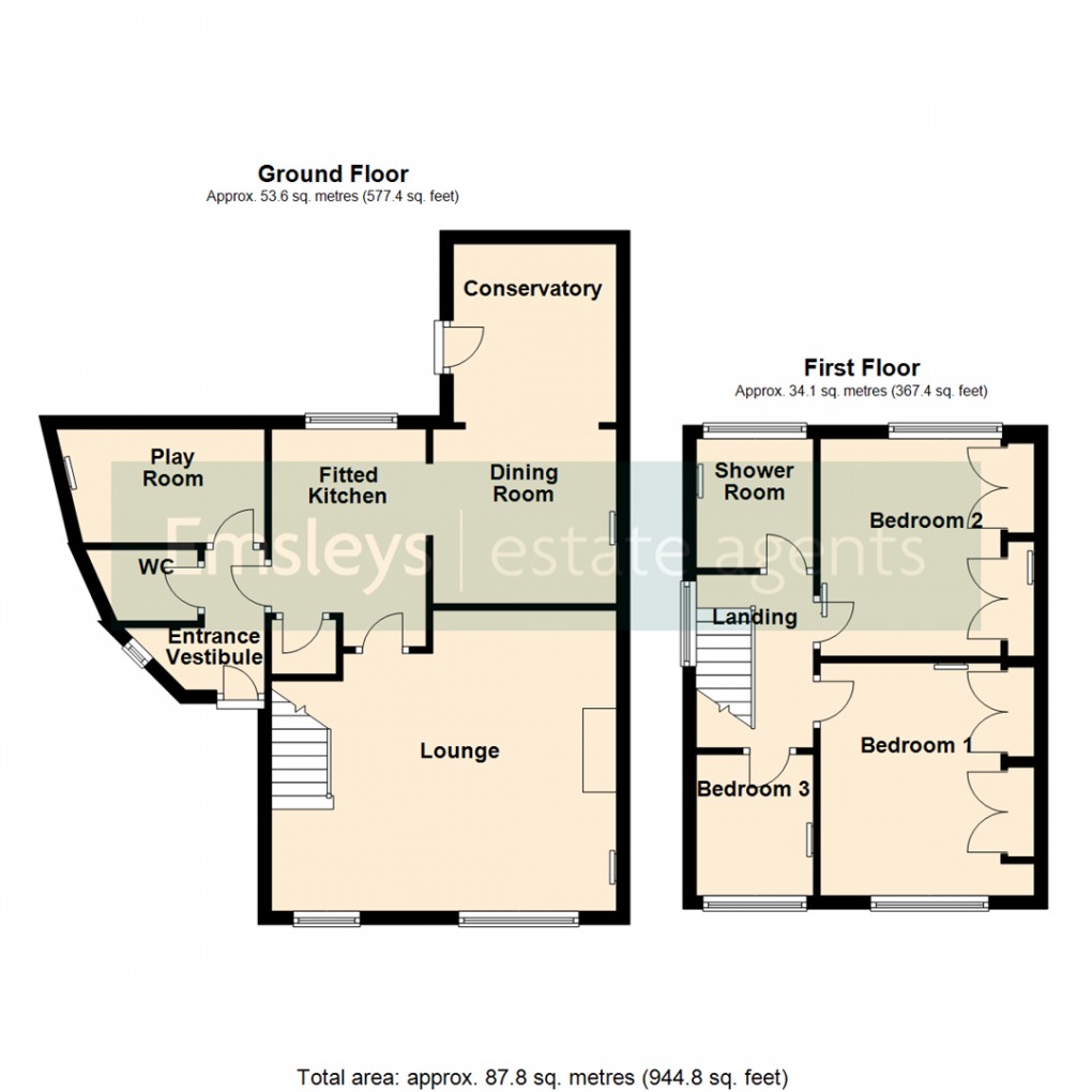 Floorplan for Earlswood Crescent, Leeds