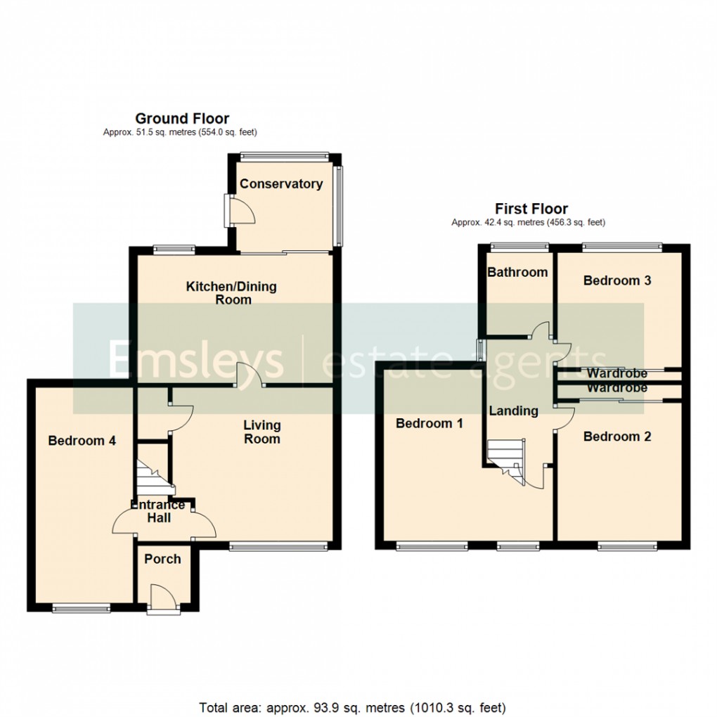 Floorplan for First Avenue, Rothwell, Leeds