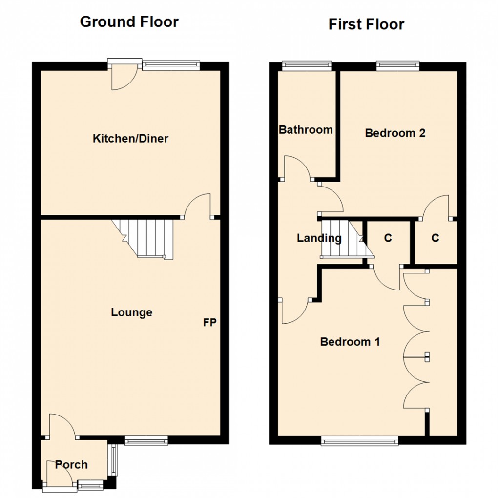 Floorplan for Bridge Garth, South Milford, Leeds