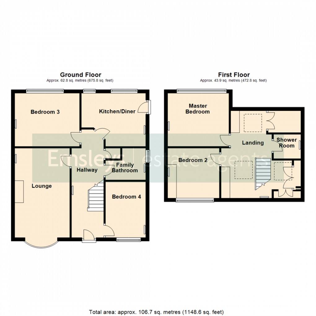 Floorplan for Kingsway, Garforth, Leeds