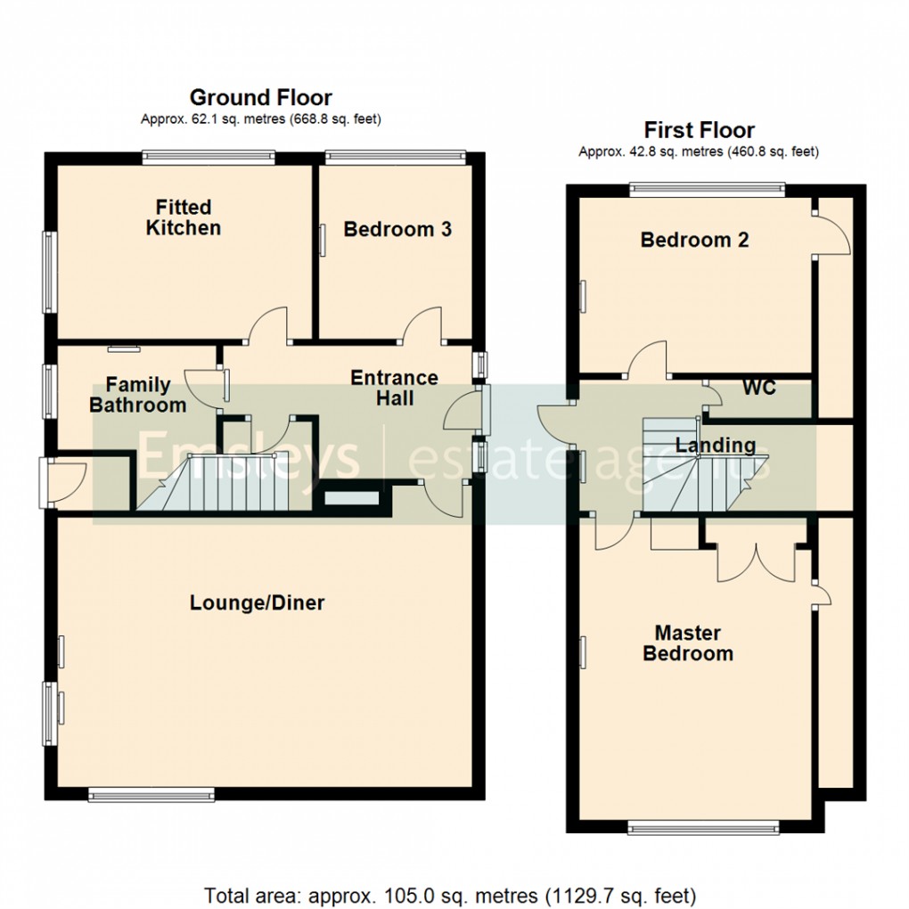 Floorplan for Great North Road, Micklefield. Leeds