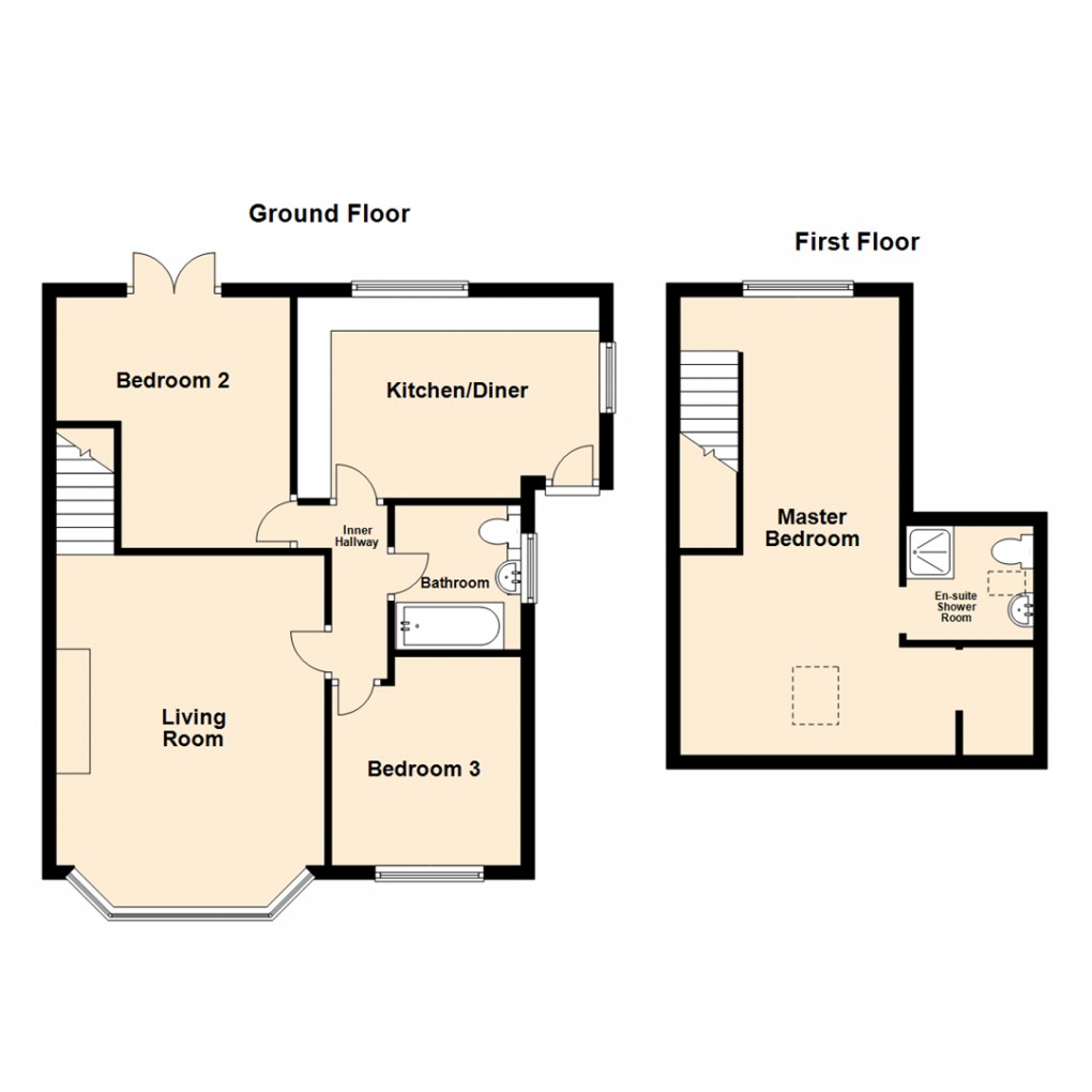 Floorplan for Lulworth Drive, Leeds