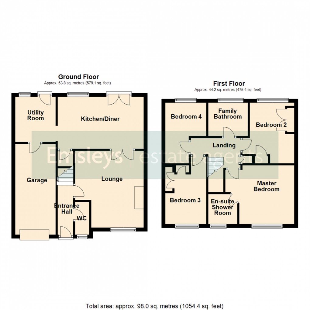 Floorplan for Brierlands Close, Garforth, Leeds