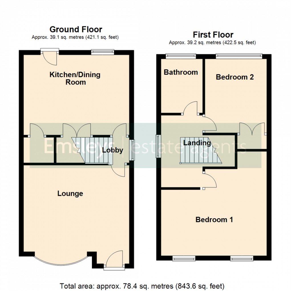 Floorplan for Potters Croft, Lofthouse, Wakefield