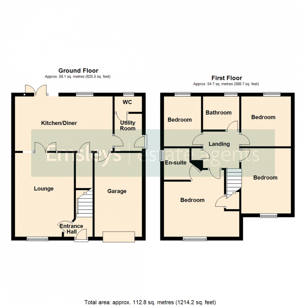 Floorplan for Greengage Link, Sherburn In Elmet, Leeds