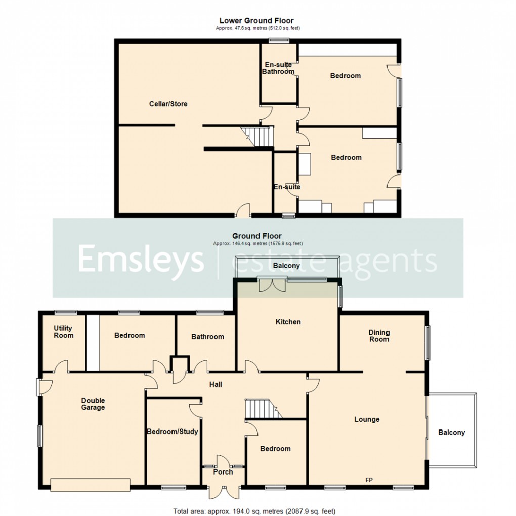 Floorplan for Silver Street, Fairburn