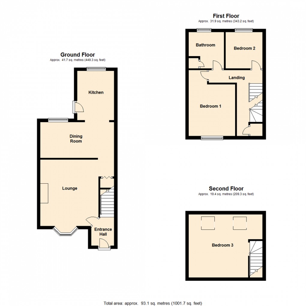 Floorplan for East View, Micklefield, Leeds