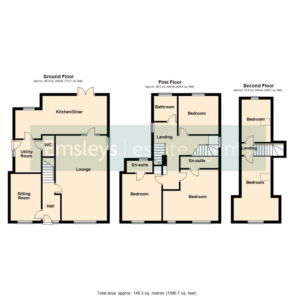 Floorplan for Lilac Oval, Hillam, Leeds