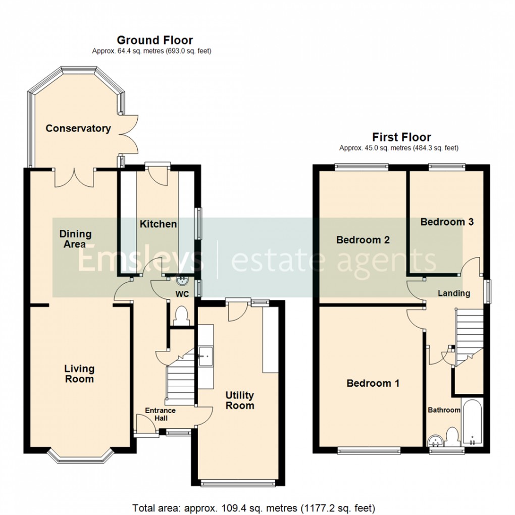 Floorplan for Spur Drive, Leeds