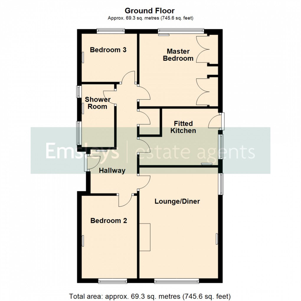 Floorplan for Clayton Avenue, Leeds