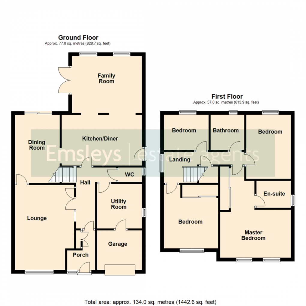 Floorplan for Pasture Avenue, Sherburn In Elmet, Leeds