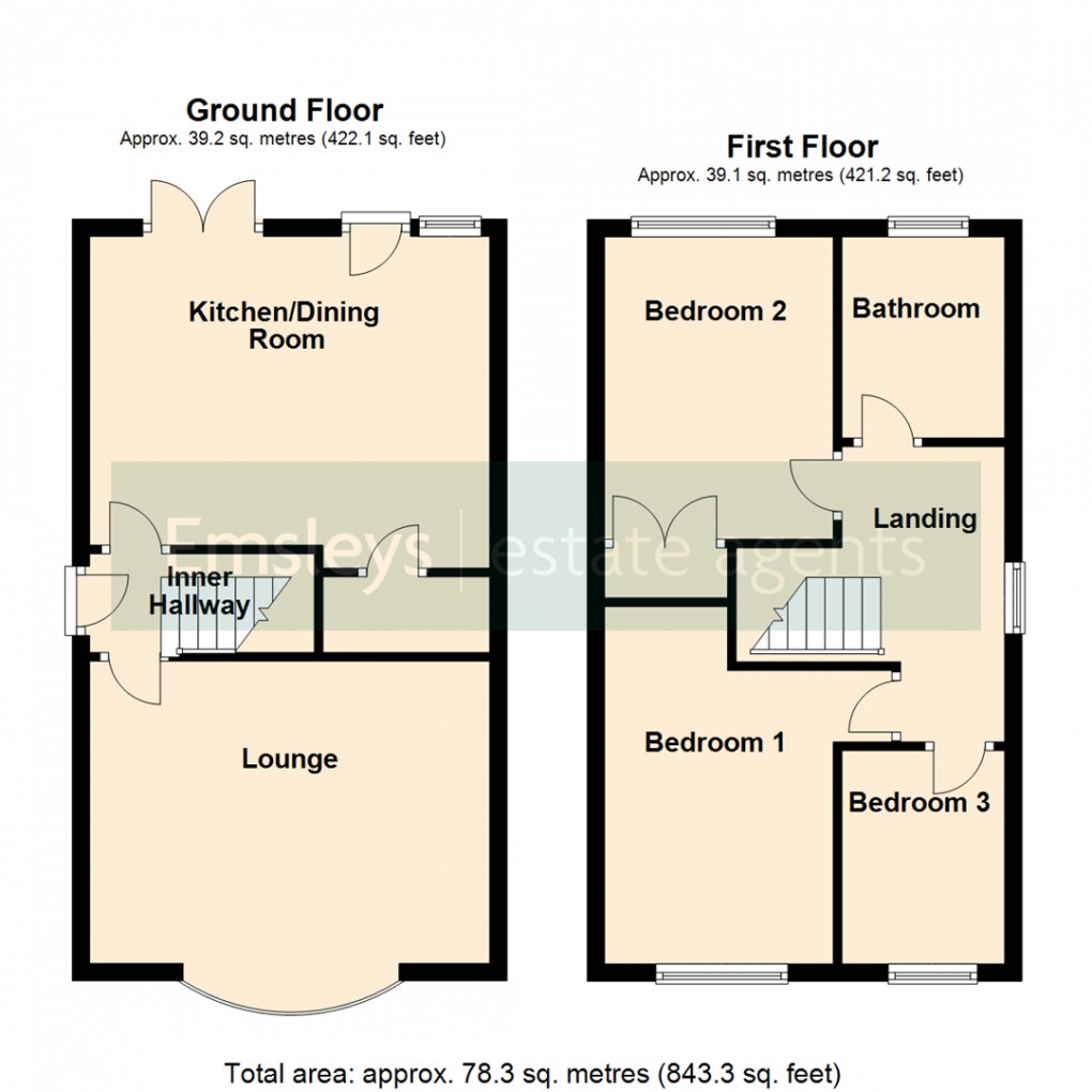 Floorplan for Stone Brig Lane, Rothwell, Leeds