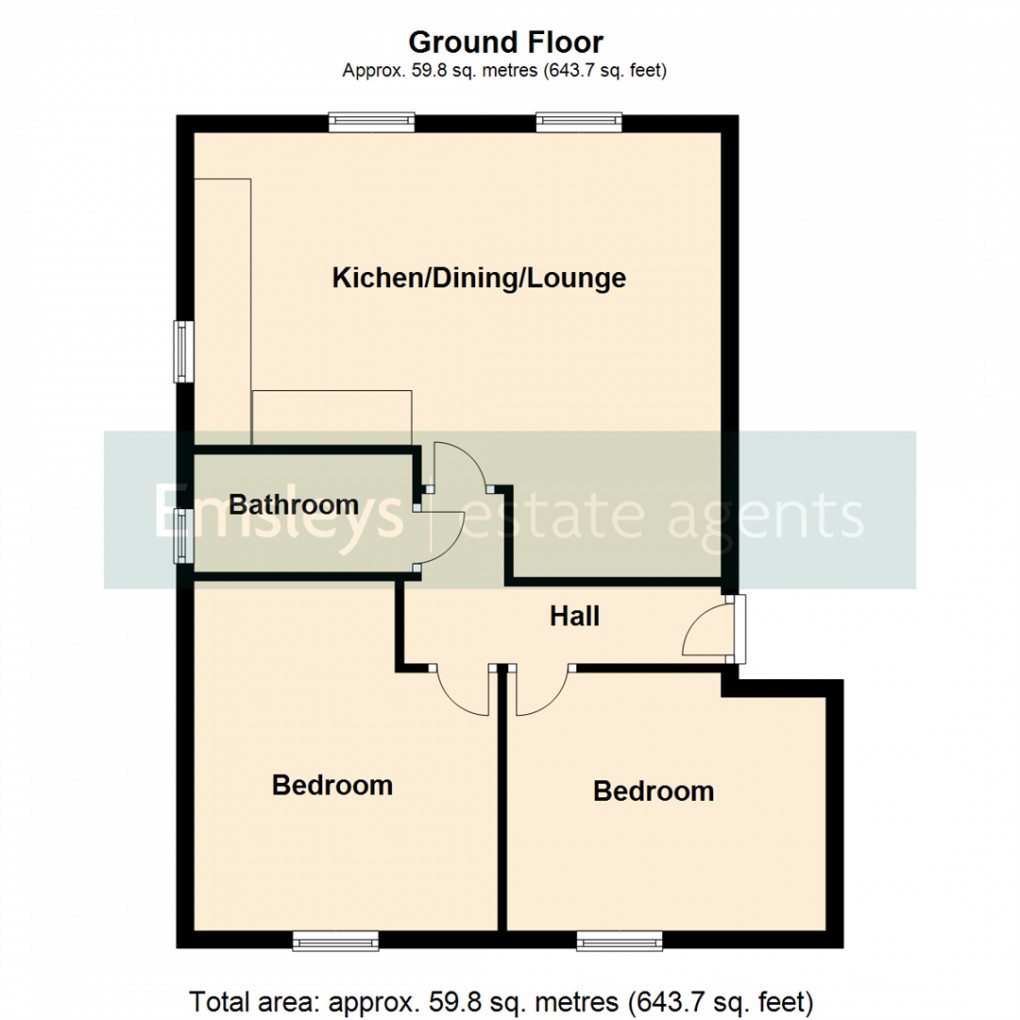 Floorplan for Moor Lane, Sherburn In Elmet, Leeds