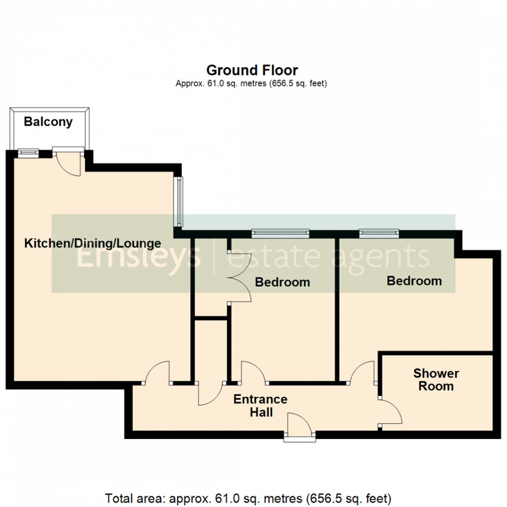 Floorplan for Main Street, Methley, Leeds