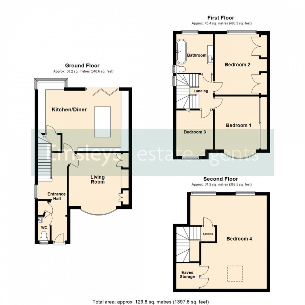 Floorplan for Ring Road, Crossgates, Leeds