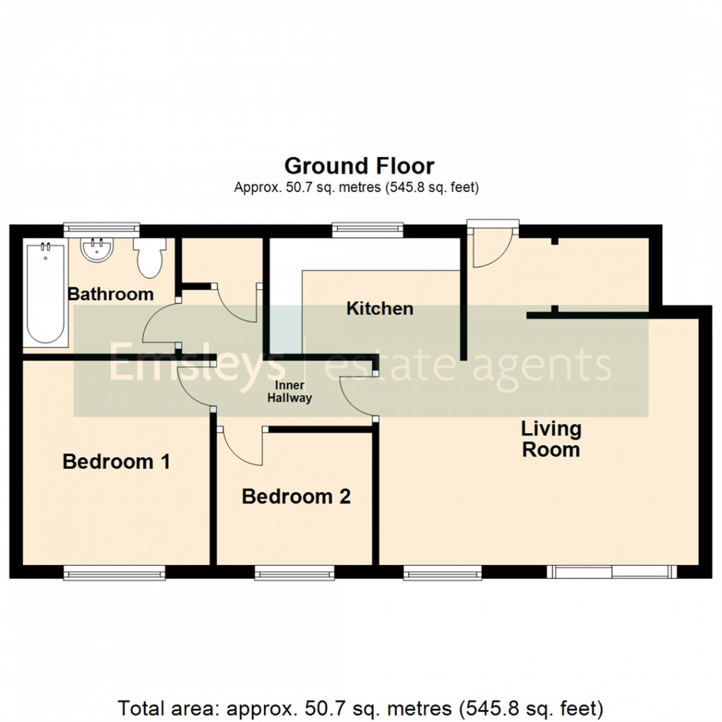 Floorplan for Beulah Terrace, Crossgates, Leeds